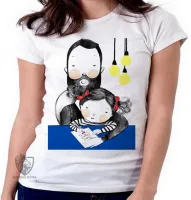 Baby look blusa feminina pai menina melhor - Foto 6