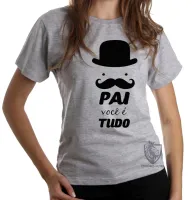 Baby look blusa feminina pai tudo Papai - Foto 4