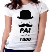 Baby look blusa feminina pai tudo Papai - Foto 6