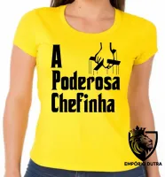 Baby look blusa feminina Poderosa Chefinha - Foto 2