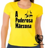 Baby look blusa feminina Poderosa Mãezona Mãe - Foto 4