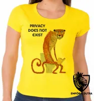 Baby look blusa feminina Privacidade não existe engraçada not - Foto 3