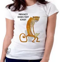 Baby look blusa feminina Privacidade não existe engraçada not - Foto 5