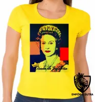 Baby look blusa feminina Rainha da Inglaterra Elizabeth jovem - Foto 2
