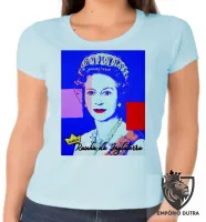 Baby look blusa feminina Rainha da Inglaterra Elizabeth jovem - Foto 3