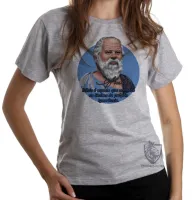 Baby look blusa feminina Sócrates filosofo filosofia atenas - Foto 5
