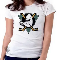 Baby look blusa feminina Super Patos the Mighty Ducks - Foto 3