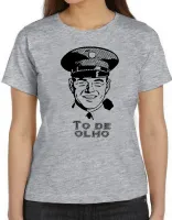 Baby look blusa feminina To de olho guarda policial vigilante - Foto 5