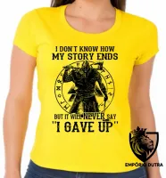 Baby look blusa feminina Vikings my story - Foto 3