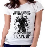 Baby look blusa feminina Vikings my story - Foto 5