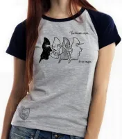 Baby look blusa feminina Você tem mais corpos espiritual - Foto 3