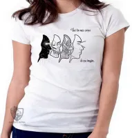 Baby look blusa feminina Você tem mais corpos espiritual - Foto 4