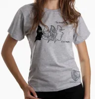 Baby look blusa feminina Você tem mais corpos espiritual - Foto 5