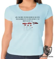 Baby look blusa feminina Voltaire direito de dizer - Foto 2