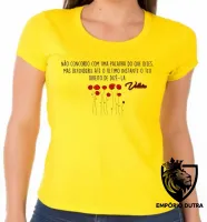 Baby look blusa feminina Voltaire direito de dizer - Foto 3