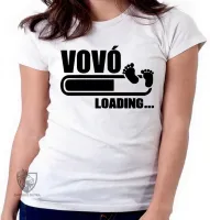 Baby look blusa feminina vovó presente vó mãe bateria carregando - Foto 5