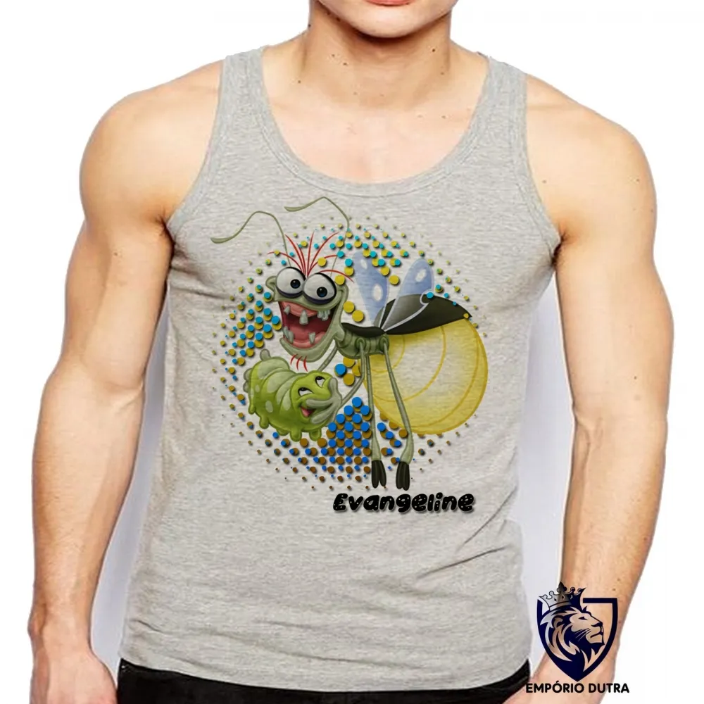 Camiseta Regata adulto ou infantil Vagalume princesa e o sapo evangeline Imagem