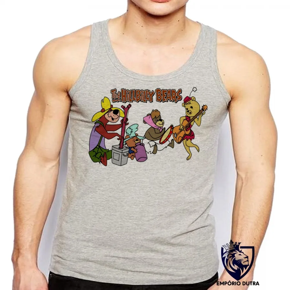 Camiseta Regata adulto ou infantil zé buscapé familia the hillbilly bears hanna barbera Imagem