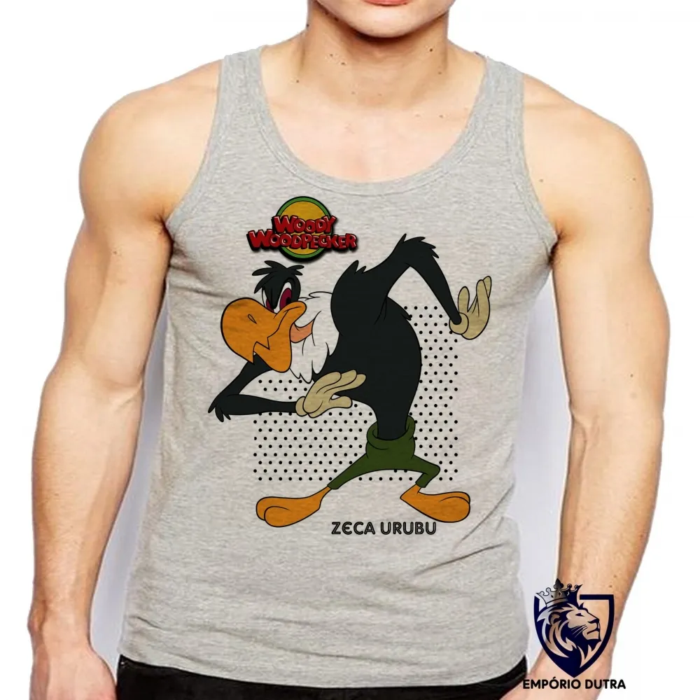 Camiseta Regata adulto ou infantil Zeca Urubu pica pau Imagem