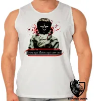 Camiseta Regata adulto ou infantil Annabelle filme terror boneca - Foto 2