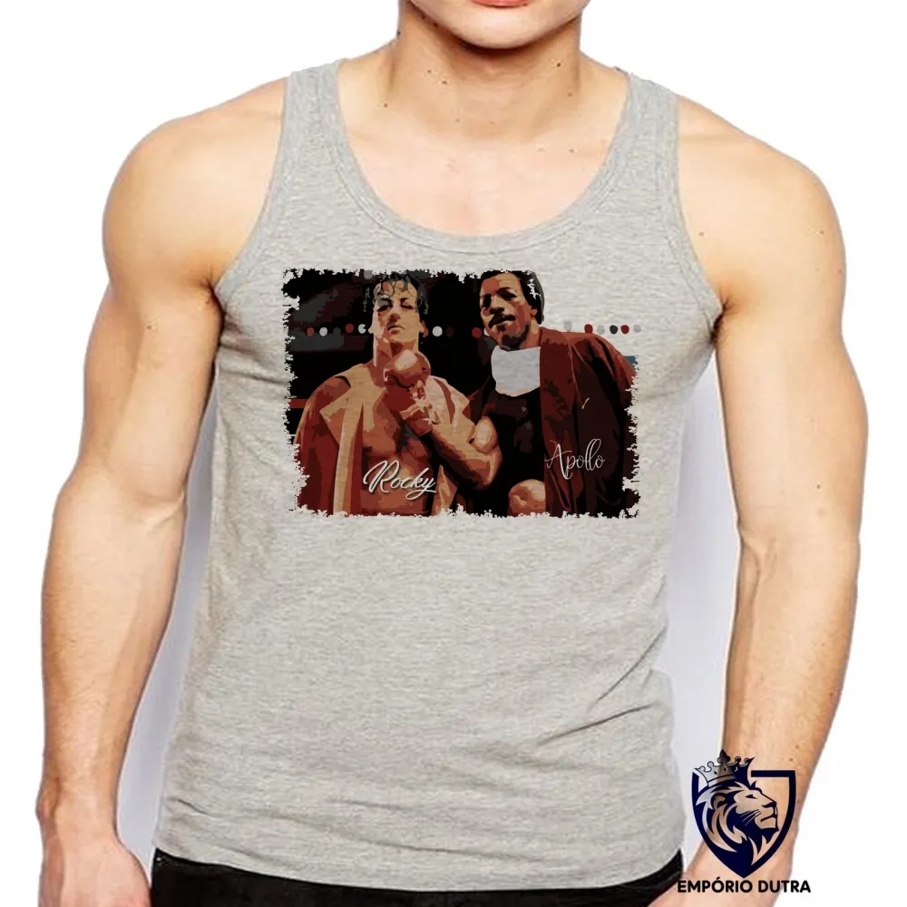 Camiseta Regata adulto ou infantil Apollo creed Rocky balboa boxe