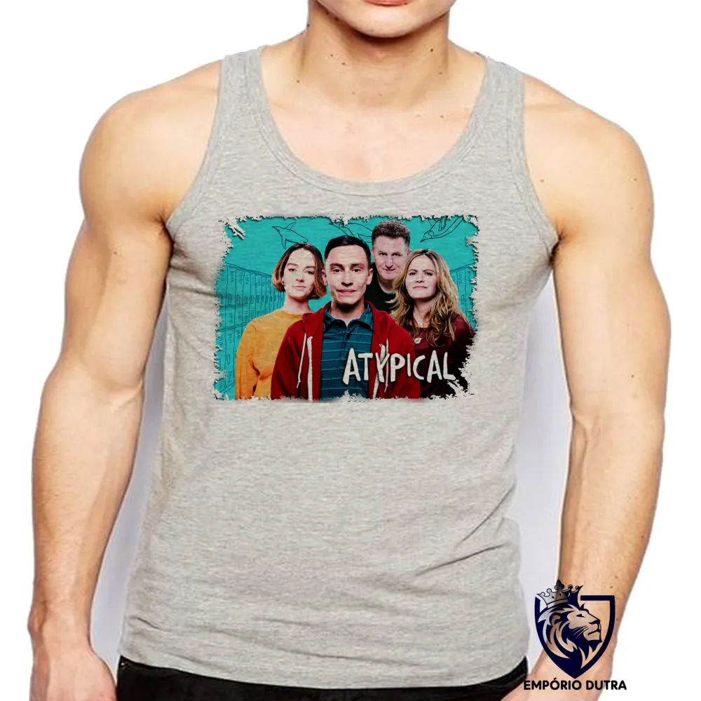 Camiseta Regata adulto ou infantil Atypical seriado serie personagens Imagem