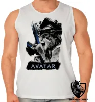 Camiseta Regata adulto ou infantil Avatar Jake Sully filme cinema - Foto 2