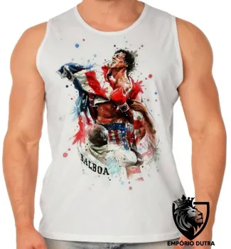 Camiseta Regata adulto ou infantil Balboa luta boxe rambo - Foto 2