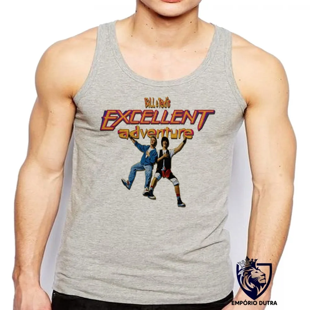 Camiseta Regata adulto ou infantil Bill and Ted filme antigo Imagem