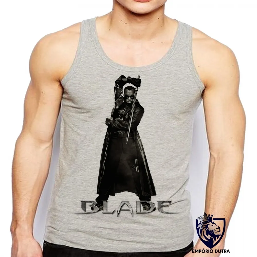 Camiseta Regata adulto ou infantil Blade Wesley Snipes Imagem