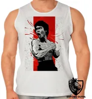 Camiseta Regata adulto ou infantil Bruce Lee - Foto 2