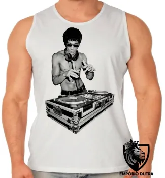 Camiseta Regata adulto ou infantil Bruce lee tony stark guerra civil - Foto 2