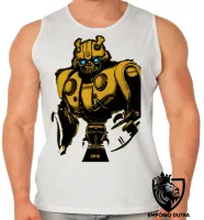 Camiseta Regata adulto ou infantil Bumblebee fusca transformers robo - Foto 2