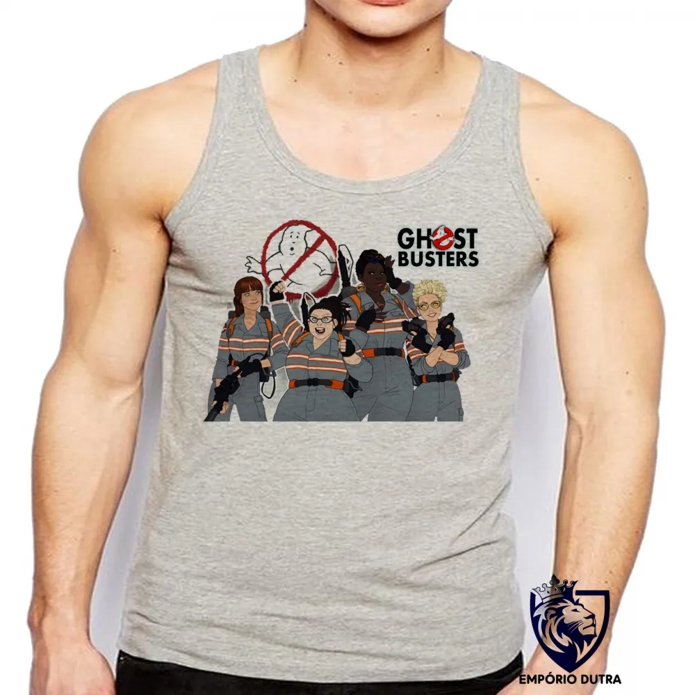 Camiseta Regata adulto ou infantil Caça fantasmas mulheres Ghostbusters