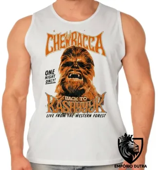 Camiseta Regata adulto ou infantil Chewbacca kashyk - Foto 2
