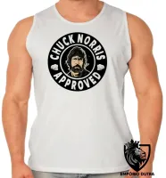 Camiseta Regata adulto ou infantil chuck norris approved luta marcial mma vale tudo - Foto 2