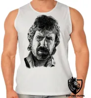 Camiseta Regata adulto ou infantil Chuck norris ator americano luta kung fu - Foto 2