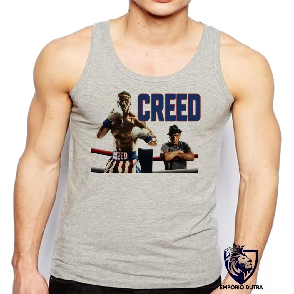 Camiseta Regata adulto ou infantil Creed rocky balboa boxe Imagem
