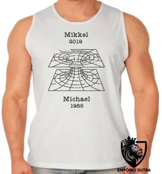 Camiseta Regata adulto ou infantil Dark Mikkel Michael - Foto 2