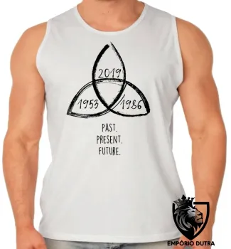 Camiseta Regata adulto ou infantil Dark past present future - Foto 2