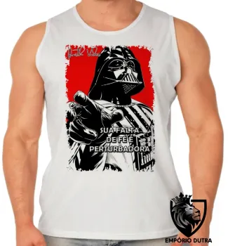 Camiseta Regata adulto ou infantil Darth Vader fé - Foto 2