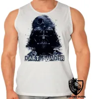 Camiseta Regata adulto ou infantil Darth Vader star wars vilão - Foto 2