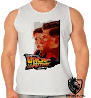 Camiseta Regata adulto ou infantil De volta futuro back future - Foto 2