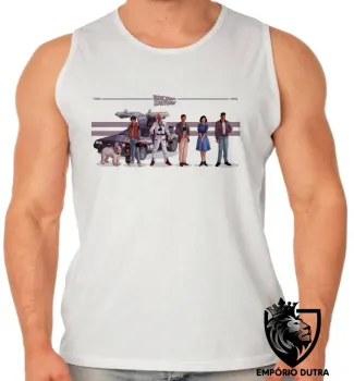 Camiseta Regata adulto ou infantil De volta para o futuro filme - Foto 2