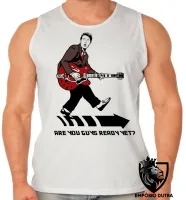 Camiseta Regata adulto ou infantil De volta para o futuro Marty guitarra - Foto 2