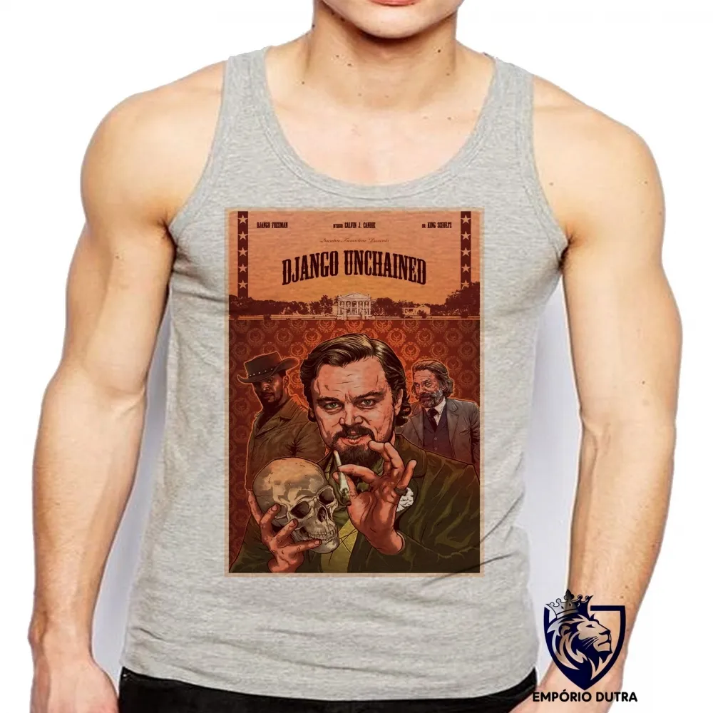 Camiseta Regata adulto ou infantil Django livre Imagem