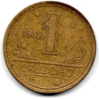 1942 - 1 Cruzeiro - Moeda Brasil