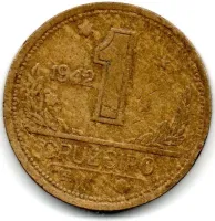 1942 - 1 Cruzeiro - Moeda Brasil