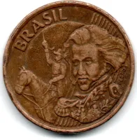 2000 - 10 Centavos - Moeda Brasil - C/ Danos - Foto 2
