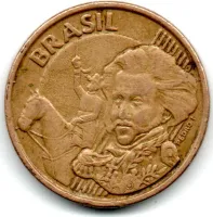 2000 - 10 Centavos - Moeda Brasil - C/ Danos - Foto 2